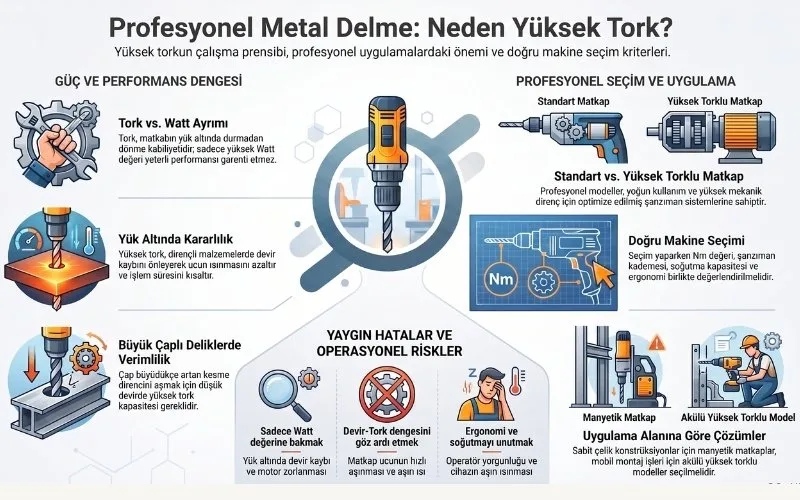 yüksek torklu matkap seçimi