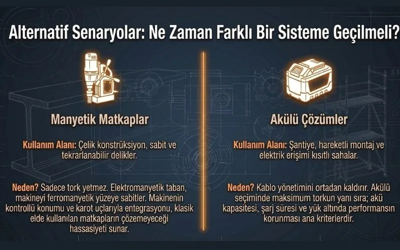 Akülü Yüksek Torklu Matkap Ne Zaman Tercih Edilir