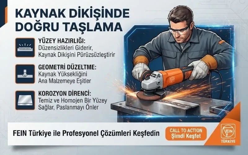 Kaynak Dikişinde Taşlama
