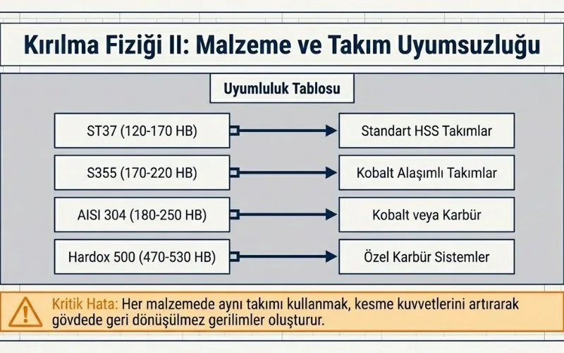 Yanlış Matkap Ucu Seçimi