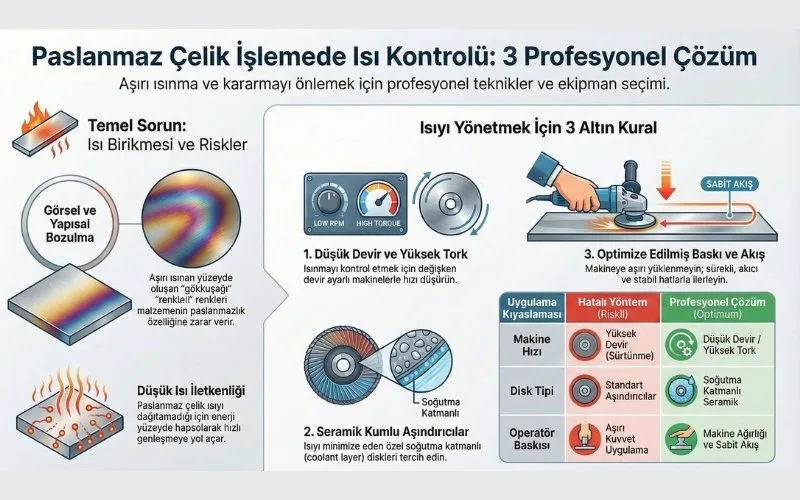 Paslanmaz Çelikte Isınma Sorunu Çözümleri