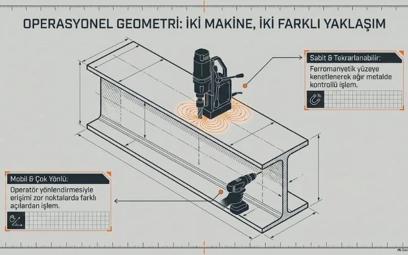 Manyetik Matkap ile Normal Matkap Arasındaki Temel Fark Nedir