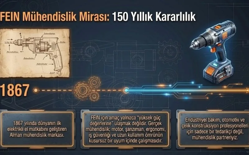 FEIN Yüksek Torklu Matkap Seçiminde Neden Değerlendirilmeli