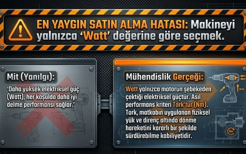Yüksek Torklu Matkap Seçerken dikkat edilmesi gerekenler