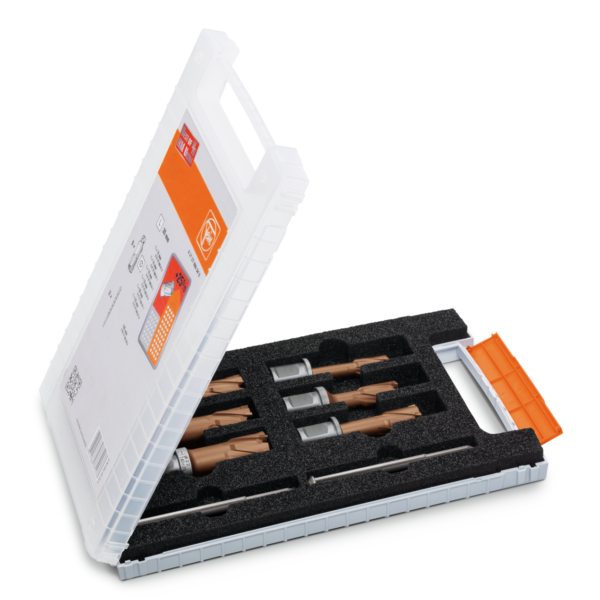 Best of Karot Matkap aksesuar seti, sert metal kaplamalı, 3,4 inç Weldon