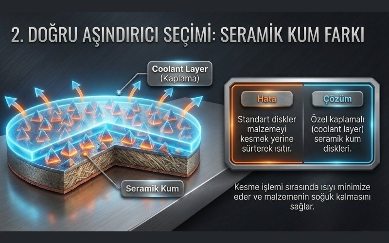 Doğru Aşındırıcı Seçimi: Seramik Kum Farkı