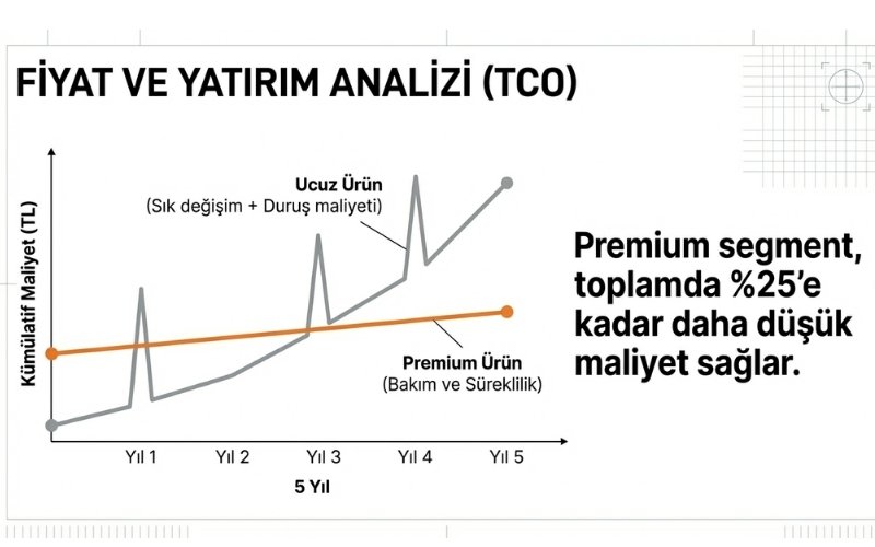 Fiyat ve Yatırım Analizi (TCO)