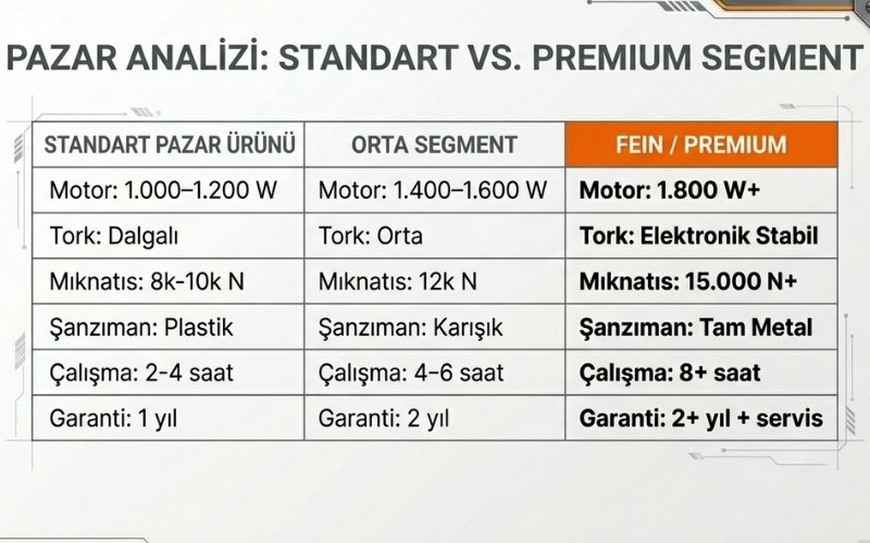 Karşılaştırma Tablosu