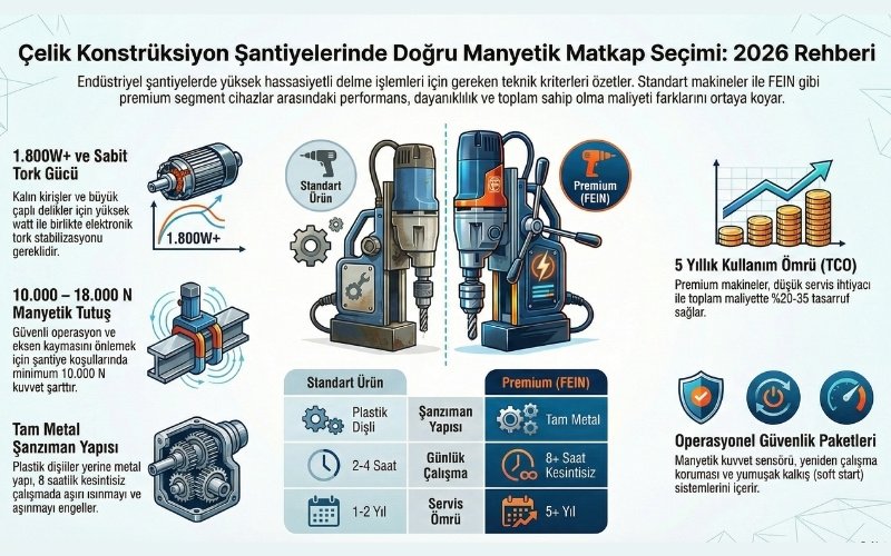 Manyetik Matkap Seçimi