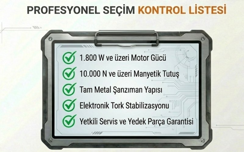 Profesyonel Şantiyeniz İçin Doğru Manyetik Matkabı Seçin