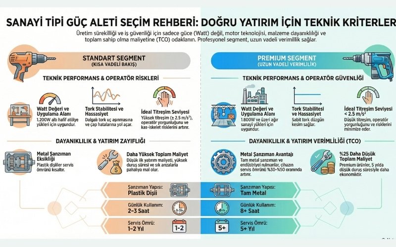 Sanayi Tipi Güç Aleti Alırken Nelere Dikkat Edilmeli