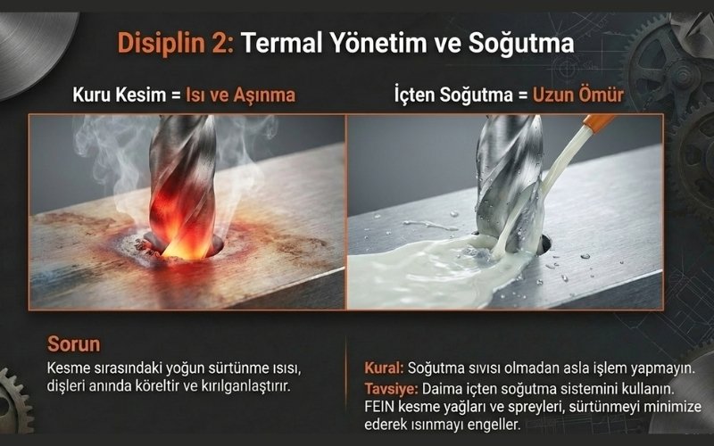 Soğutma Sıvısı Kullanımını İhmal Etmeyin
