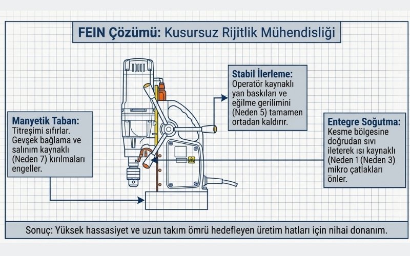 Fein Turkiye Bakis Acisi ile Sonuc ve Degerlendirme Matkap Ucu Omrunu Artirmanin En Etkili Yolu Nedir