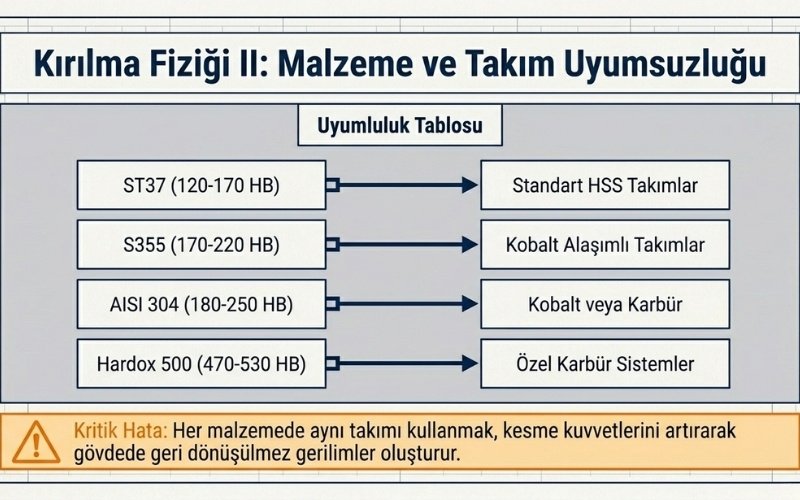Yanlış Matkap Ucu Seçimi