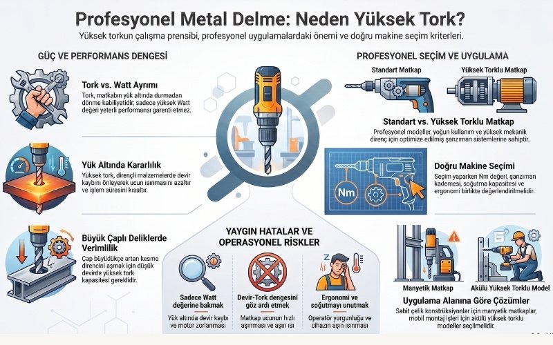 yüksek torklu matkap seçimi