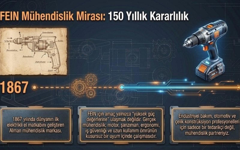 FEIN Yüksek Torklu Matkap Seçiminde Neden Değerlendirilmeli