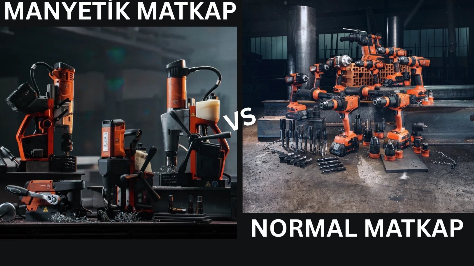 Manyetik Matkap ile Normal Matkap Arasindaki Farklar