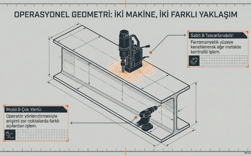 Manyetik Matkap ile Normal Matkap Arasındaki Temel Fark Nedir