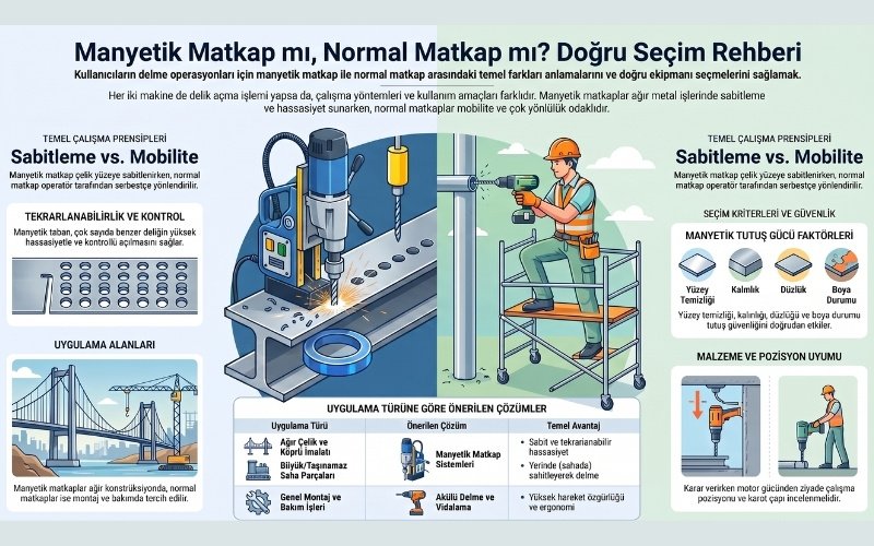 manyetik matkap mı normal matkap mı
